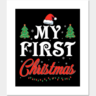 My First Christmas Tshirt Posters and Art
